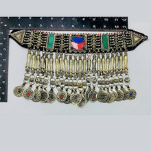 Load image into Gallery viewer, Antique Choker Necklace With Fish Motifs and Coins