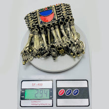 Load image into Gallery viewer, Antique Choker Necklace With Fish Motifs and Coins