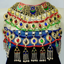 Load image into Gallery viewer, Antique Choker Necklace With Motifs and Tassels