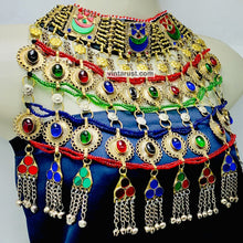 Load image into Gallery viewer, Antique Choker Necklace With Motifs and Tassels
