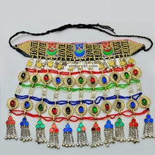 Load image into Gallery viewer, Antique Choker Necklace With Motifs and Tassels