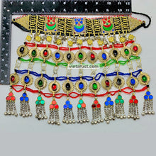 Load image into Gallery viewer, Antique Choker Necklace With Motifs and Tassels