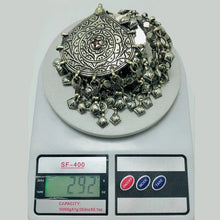 Load image into Gallery viewer, Antique Tribal Ethnic Silver Kuchi Necklace