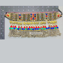 Load image into Gallery viewer, Antique Glass Stones and Bells Choker Necklace