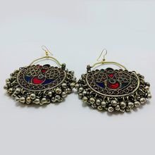 Load image into Gallery viewer, Antique Handmade Hoop Earrings