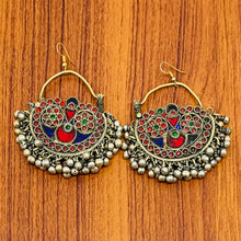 Load image into Gallery viewer, Antique Handmade Hoop Earrings