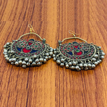 Load image into Gallery viewer, Antique Handmade Hoop Earrings