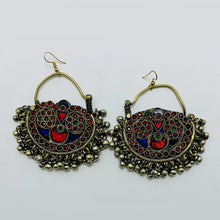 Load image into Gallery viewer, Antique Handmade Hoop Earrings