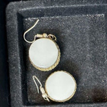 Load image into Gallery viewer, Antique Handmade White Gemstones Earrings