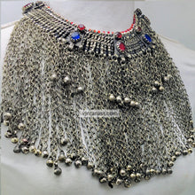 Load image into Gallery viewer, Antique Statement Choker Necklace With Dangling Bells