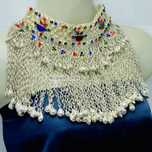 Load image into Gallery viewer, Antique Statement Collar Choker Necklace With Bells