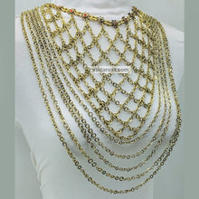 Load image into Gallery viewer, Antique Tribal Handmade Massive Bib Necklace
