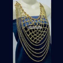 Load image into Gallery viewer, Antique Tribal Handmade Massive Bib Necklace
