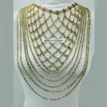 Load image into Gallery viewer, Antique Tribal Handmade Massive Bib Necklace