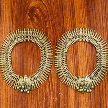 Load image into Gallery viewer, Antique Tribal Rustic Anklet Pair