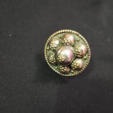 Load image into Gallery viewer, Antique Tribal Silver Kuchi Ring