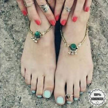 Load image into Gallery viewer, Traditional Antique Handmade Pair Anklets