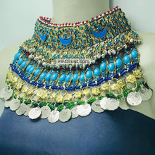 Load image into Gallery viewer, Beautiful Handmade Turquoise Oversized Necklace