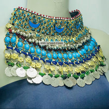 Load image into Gallery viewer, Beautiful Handmade Turquoise Oversized Necklace