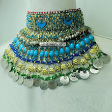 Load image into Gallery viewer, Beautiful Handmade Turquoise Oversized Necklace