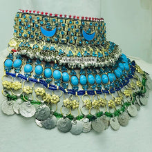 Load image into Gallery viewer, Beautiful Handmade Turquoise Oversized Necklace