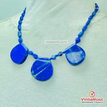 Load image into Gallery viewer, Blue Lapis Handmade Gemstone Beaded Necklace