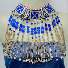 Load image into Gallery viewer, Blue Stones Handmade Choker Necklace