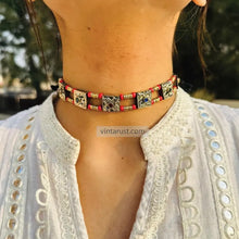 Load image into Gallery viewer, Bohemian Choker Necklace With Colorful Beads