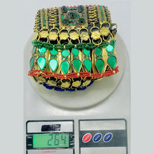 Load image into Gallery viewer, Bohemian Green Crystal Stone Choker Necklace