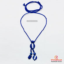 Load image into Gallery viewer, Bohemian Lapis Lazuli Beaded Pendant Necklace