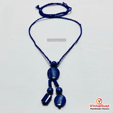 Load image into Gallery viewer, Bohemian Lapis Lazuli Beaded Pendant Necklace