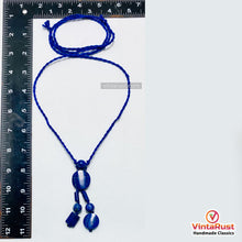 Load image into Gallery viewer, Bohemian Lapis Lazuli Beaded Pendant Necklace