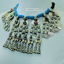 Load image into Gallery viewer, Bohemian Necklace With Coins and Glass Stones