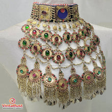 Load image into Gallery viewer, Bohemian Oversized Glass Statement Choker Necklace