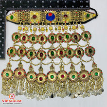 Load image into Gallery viewer, Bohemian Oversized Glass Statement Choker Necklace