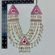 Load image into Gallery viewer, Bohemian Multilayers Necklace With Pink Glass Stones