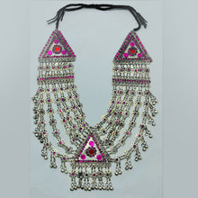 Load image into Gallery viewer, Bohemian Multilayers Necklace With Pink Glass Stones