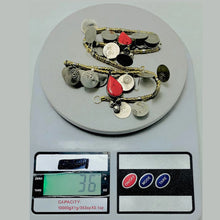 Load image into Gallery viewer, Boho Beaded Chain Pair Anklets