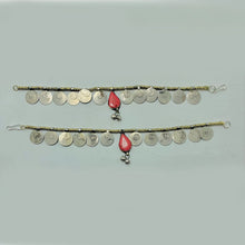 Load image into Gallery viewer, Boho Beaded Chain Pair Anklets