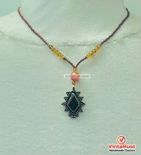 Load image into Gallery viewer, Boho Ethnic Beaded Chain Pendant Necklace