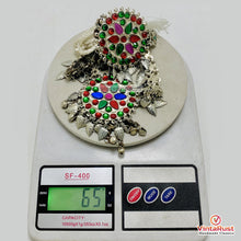 Load image into Gallery viewer, Boho Kuchi Multicolor Statement Necklace