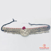 Load image into Gallery viewer, Boho Kuchi Tribal Silver Bells Choker Necklace
