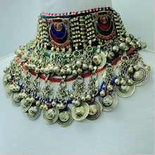 Load image into Gallery viewer, Boho Multicolor Stone Layered Choker Necklace