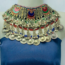 Load image into Gallery viewer, Boho Multicolor Stone Layered Choker Necklace