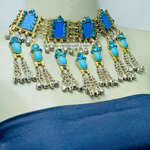 Load image into Gallery viewer, Boho Statement Collar Choker Necklace With Bells