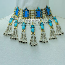 Load image into Gallery viewer, Boho Statement Collar Choker Necklace With Bells