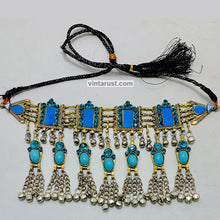 Load image into Gallery viewer, Boho Statement Collar Choker Necklace With Bells