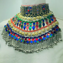Load image into Gallery viewer, Boho Statement Colorful Choker Necklace