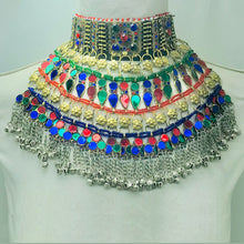 Load image into Gallery viewer, Boho Statement Colorful Choker Necklace