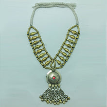 Load image into Gallery viewer, Boho Tribal Metal Beaded Chain Necklace